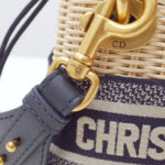 Christian Dior Mini Lady Dior Bag Dark Blue